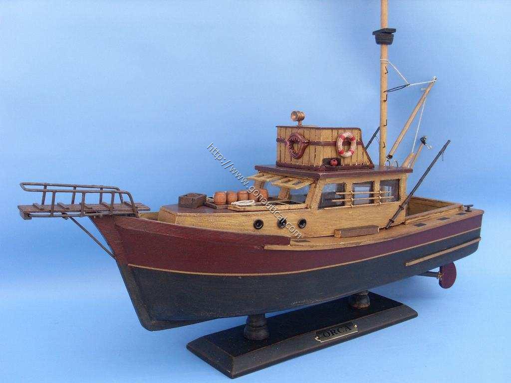 Jaws/Orca Boat Model Replica Go Nautical